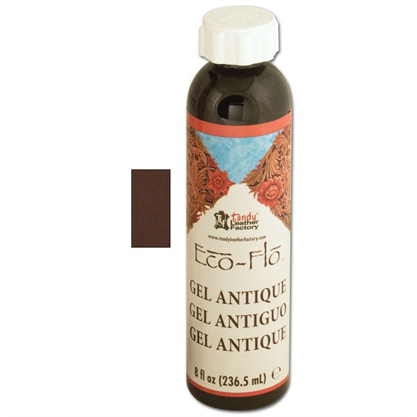 ECO-Flo Gel-Antique 235ml dunkelbraun - DS-LEDERBEDARF