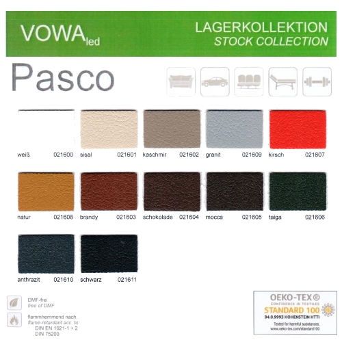 Kunstleder PASCO <b>(PUR)</b> Kunstleder PASCO <b>(PUR)</b>